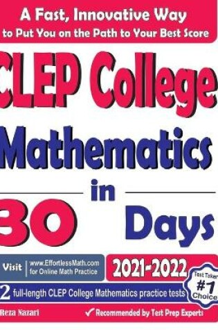 Cover of CLEP College Mathematics in 30 Days