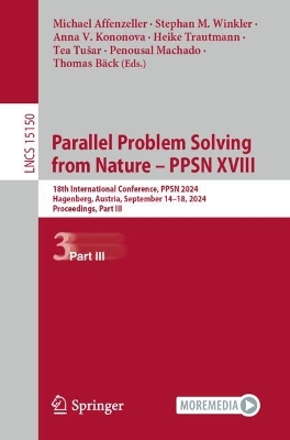 Book cover for Parallel Problem Solving from Nature – PPSN XVIII