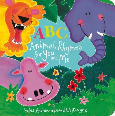 Book cover for ABC Animal Rhymes for You and Me Board Book