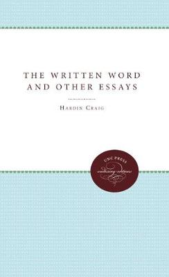 Book cover for The Written Word and Other Essays