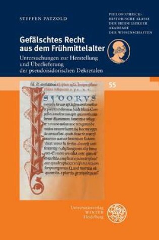 Cover of Gefalschtes Recht Aus Dem Fruhmittelalter