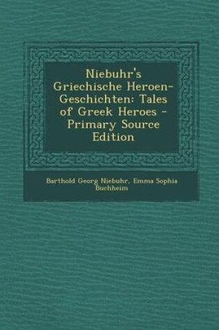 Cover of Niebuhr's Griechische Heroen-Geschichten