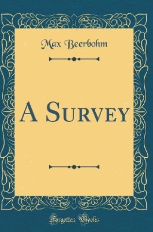 Cover of A Survey (Classic Reprint)