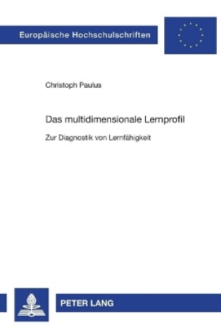 Cover of Das Multidimensionale Lernprofil