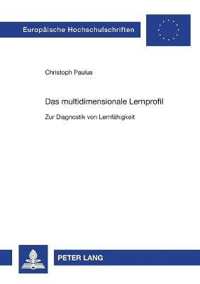 Book cover for Das Multidimensionale Lernprofil