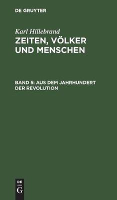 Book cover for Aus Dem Jahrhundert Der Revolution