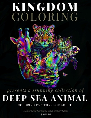 Book cover for A Collection of Deep Sea Animal Coloring Patterns for Adults