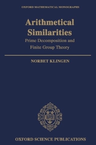 Cover of Arithmetical Similarities