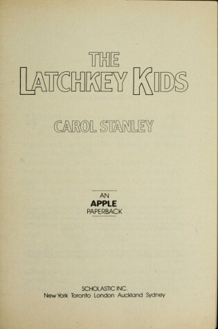 Cover of The Latchkey Kids