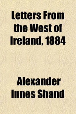 Book cover for Letters from the West of Ireland 1884