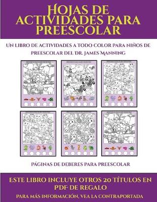 Cover of Páginas de deberes para preescolar (Hojas de actividades para preescolar)