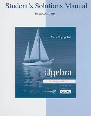 Book cover for Algebra for College Students Student's Solutions Manual