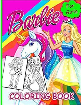 Book cover for Barbie Coloring Book For Girls