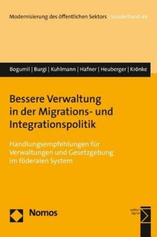 Cover of Bessere Verwaltung in Der Migrations- Und Integrationspolitik