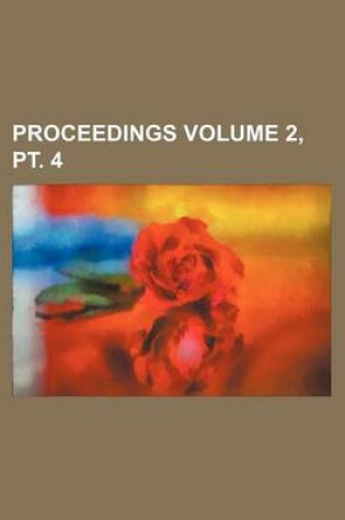 Cover of Proceedings Volume 2, PT. 4