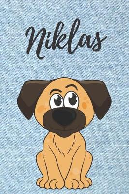 Book cover for Niklas Hunde-Notizbuch / Malbuch / Tagebuch