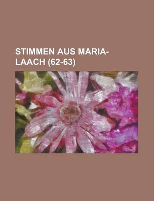 Book cover for Stimmen Aus Maria-Laach (62-63)