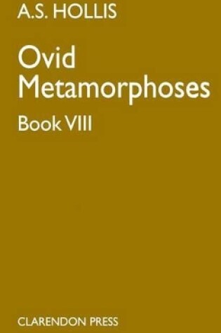 Cover of Metamorphoses. Book VIII