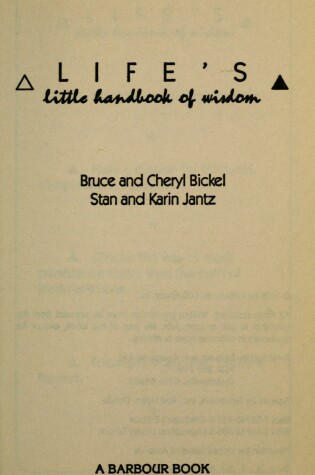 Cover of Life's Little Handbook/Wisdom