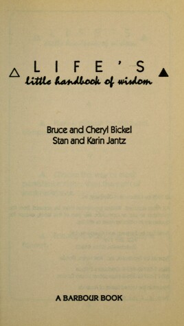 Book cover for Life's Little Handbook/Wisdom