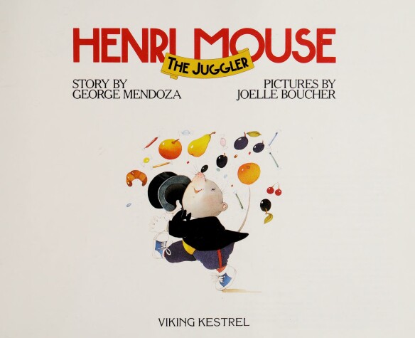 Book cover for Henry Mouse the Juggler