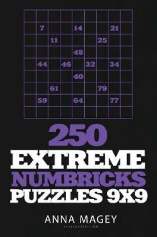 Cover of 250 Extreme Numbricks Puzzles 9x9