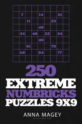 Book cover for 250 Extreme Numbricks Puzzles 9x9