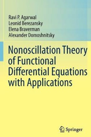 Cover of Nonoscillation Theory of Functional Differential Equations with Applications