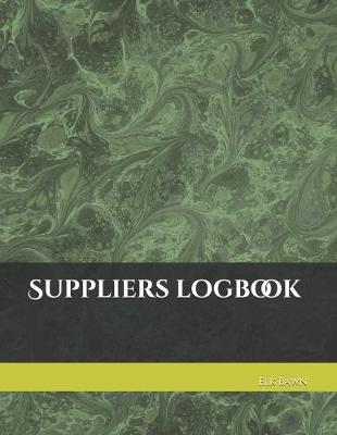 Book cover for Suppliers logbook