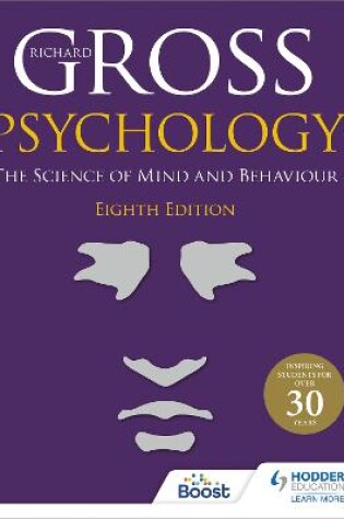 Cover of Psychology: The Science of Mind and Behaviour 8th Edition