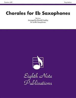 Cover of Chorales for E-Flat Saxophones