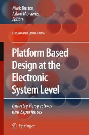 Cover of Platform Based Design at the Electronic System Level