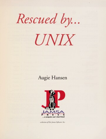 Book cover for Rescued by UNIX