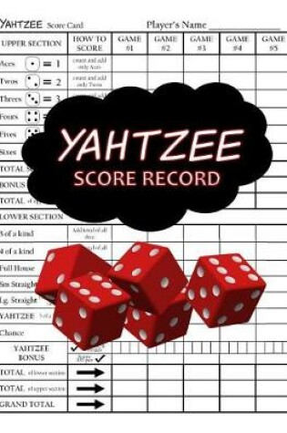 Cover of Yahtzee Score Record