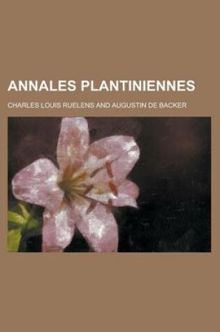 Cover of Annales Plantiniennes
