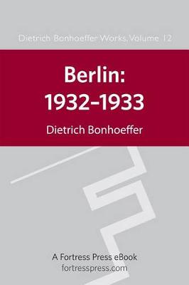 Cover of Berling 1932-1933 Dbw Vol 12