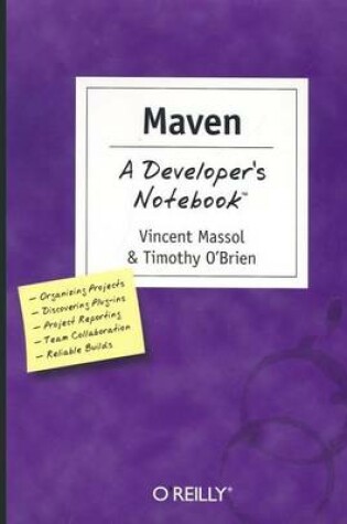 Cover of Maven: A Developer's Notebook