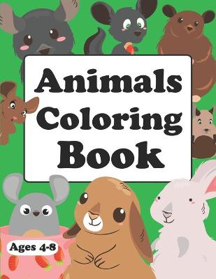 Book cover for Animals Coloring Book