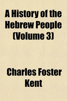 Book cover for A History of the Hebrew People (Volume 3)