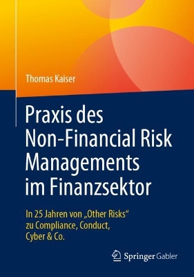 Book cover for Praxis des Non-Financial Risk Managements im Finanzsektor