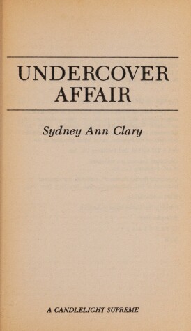 Book cover for Undercover Affair