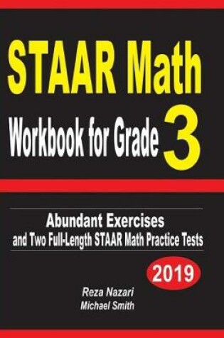 Cover of STAAR Math Workbook for Grade 3