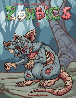 Cover of Livre de coloriage Zombies 3