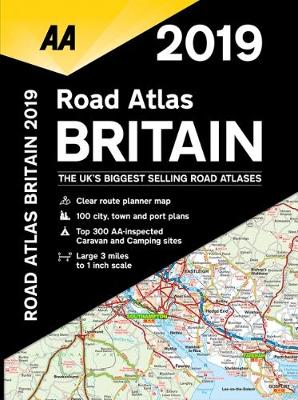 Book cover for AA Road Atlas Britain 2019