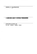 Book cover for Simplified Guide to Fortran Programming