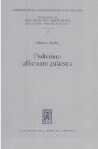 Cover of Psalterium Affectuum Palaestra