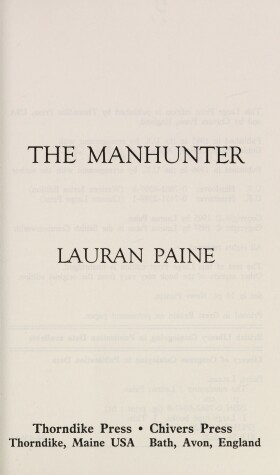 Book cover for The Manhunter