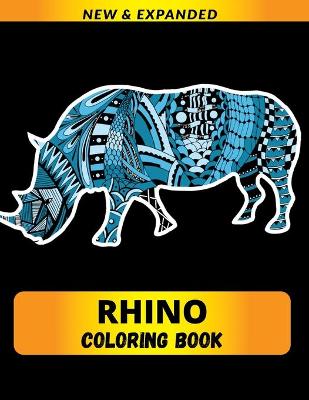 Book cover for Rhino Coloring Book