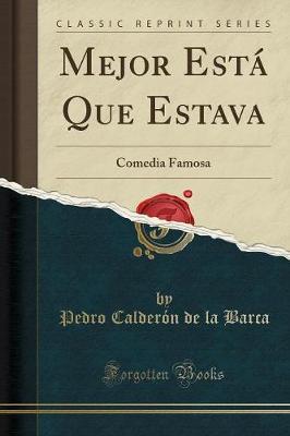 Book cover for Mejor Está Que Estava