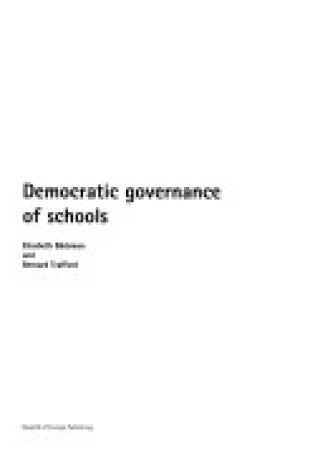 Cover of Democratic Governance of Schools